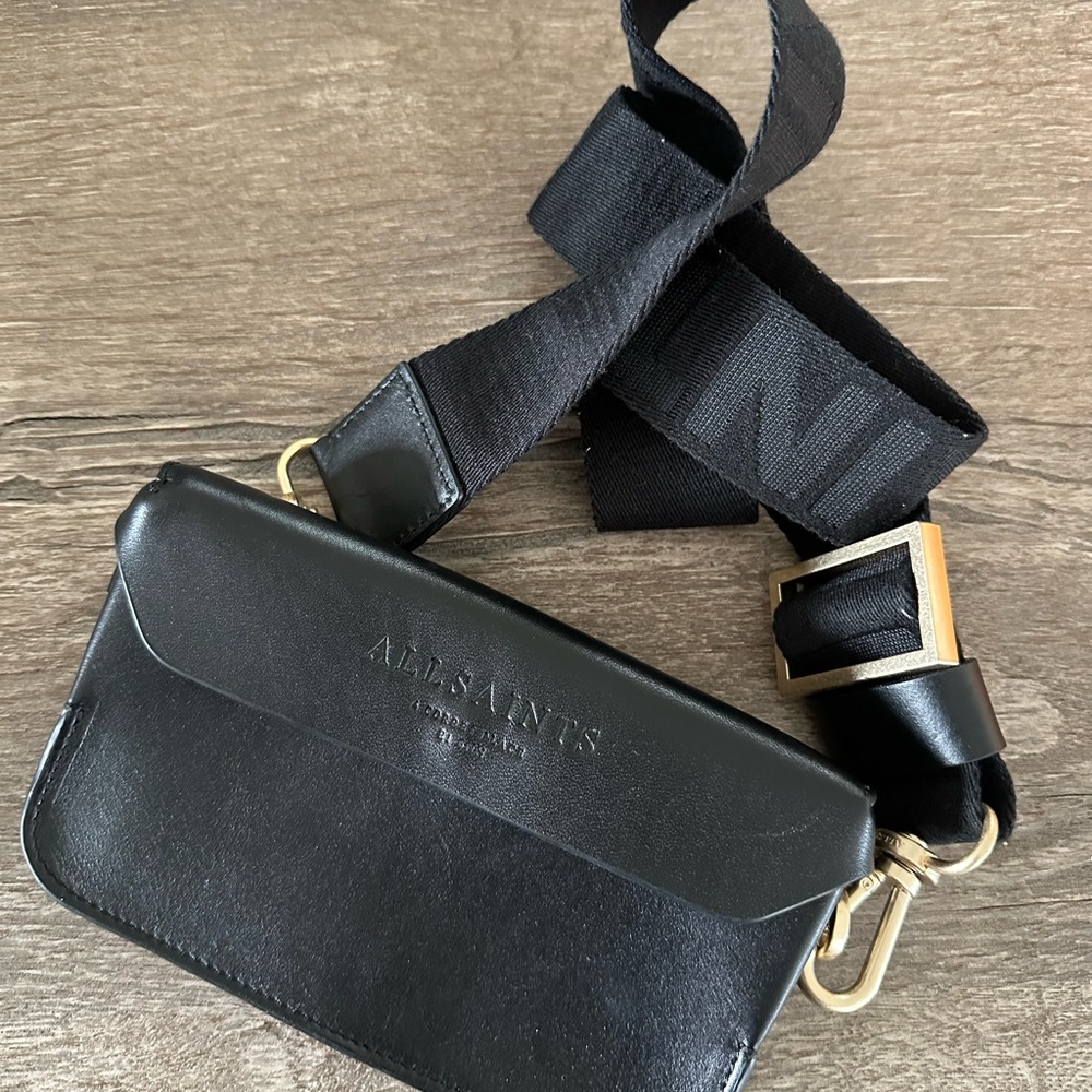 Allsaints leather Zoe crossbody black - Picture 4 of 4